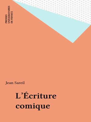 cover image of L'Écriture comique